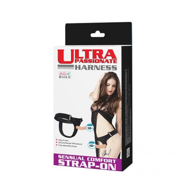 BAILE - Ultra Passionate Harness Female Strap-On (L:19.8cm - D:4.2cm) BAILE - Ultra Passionate Harness Female Strap-On (L:19.8cm - D:4.2cm)